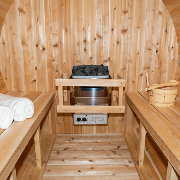 Canadian Timber Serenity Barrel Sauna (Electric) CTC2245E