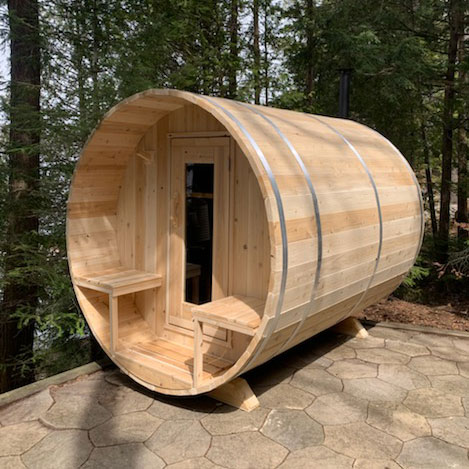 Canadian Timber Serenity Barrel Sauna (Electric) CTC2245E