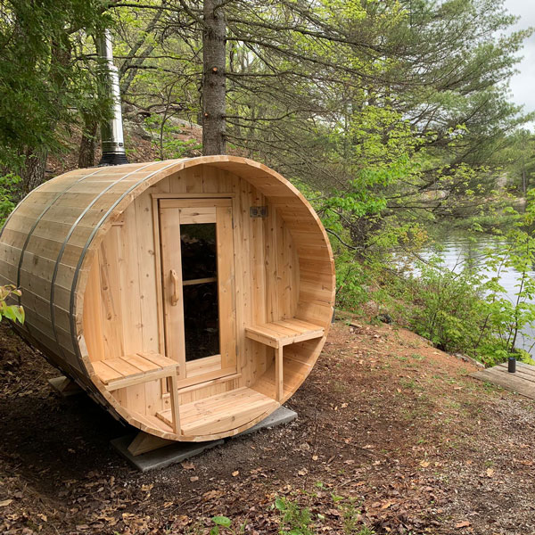 Canadian Timber Serenity Barrel Sauna (Electric) CTC2245E
