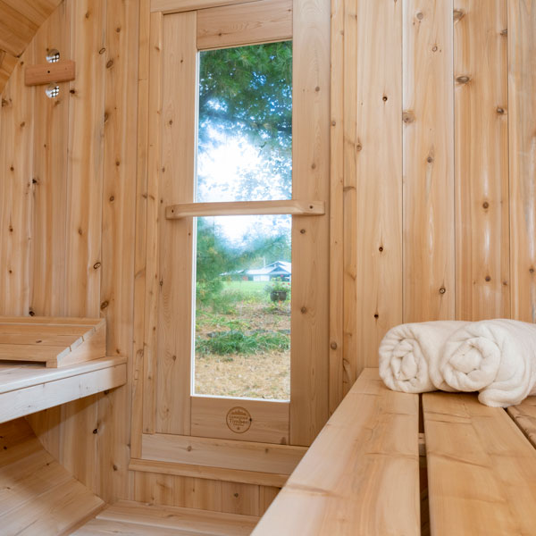 Canadian Timber Serenity Barrel Sauna (Electric) CTC2245E