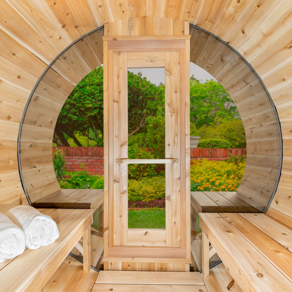 Canadian Timber Serenity MP Barrel Sauna (Woodburn) CTC2245MPW
