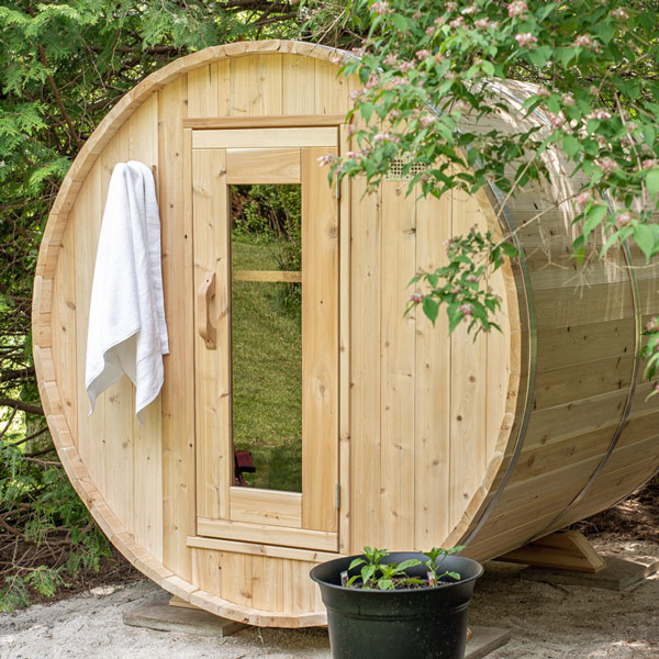 Canadian Timber Harmony Barrel Sauna (Woodburn) CTC22W