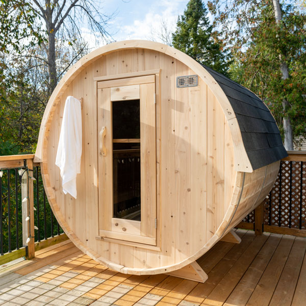 Canadian Timber Harmony Barrel Sauna (Woodburn) CTC22W