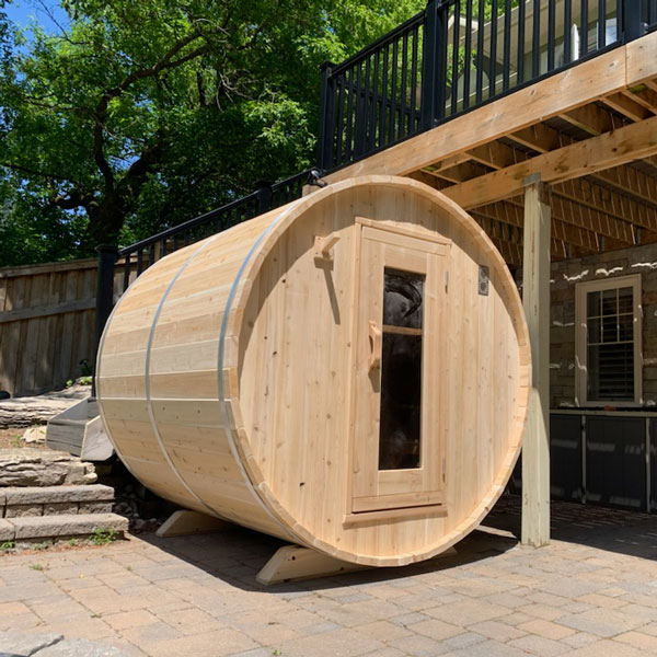 Canadian Timber Harmony Barrel Sauna (Woodburn) CTC22W