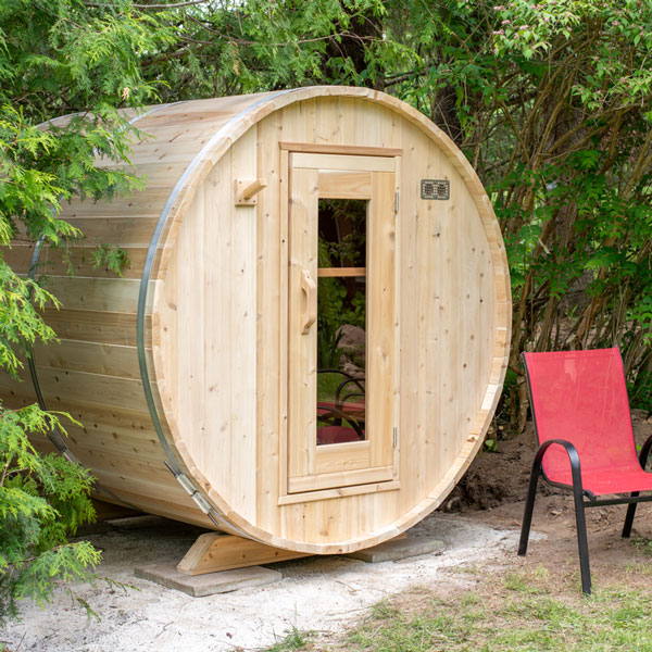 Canadian Timber Harmony Barrel Sauna (Woodburn) CTC22W