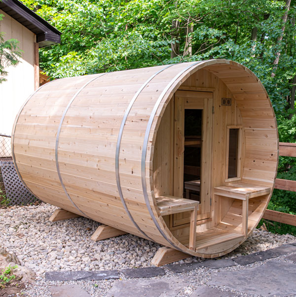 Canadian Timber Tranquility Barrel Sauna (Electric) CTC2345E