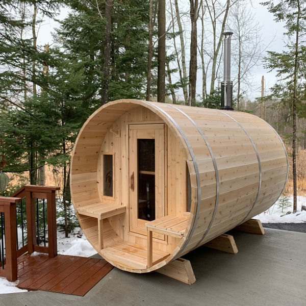 Canadian Timber Tranquility Barrel Sauna (Electric) CTC2345E