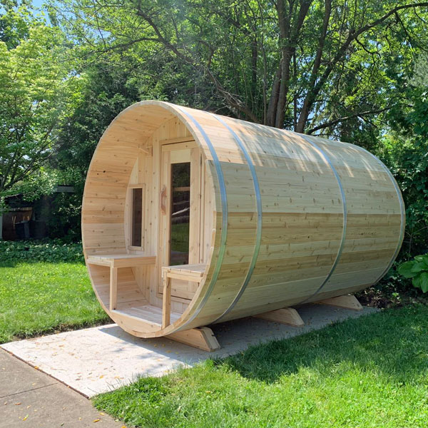 Canadian Timber Tranquility Barrel Sauna (Woodburnr) CTC2345W