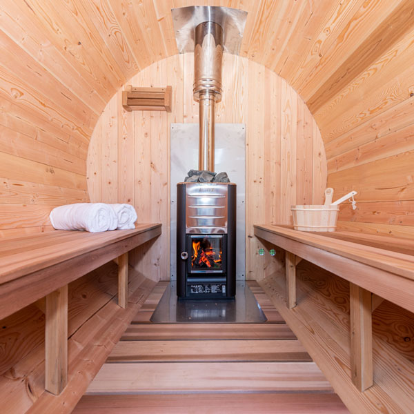 Canadian Timber Tranquility Barrel Sauna (Woodburnr) CTC2345W