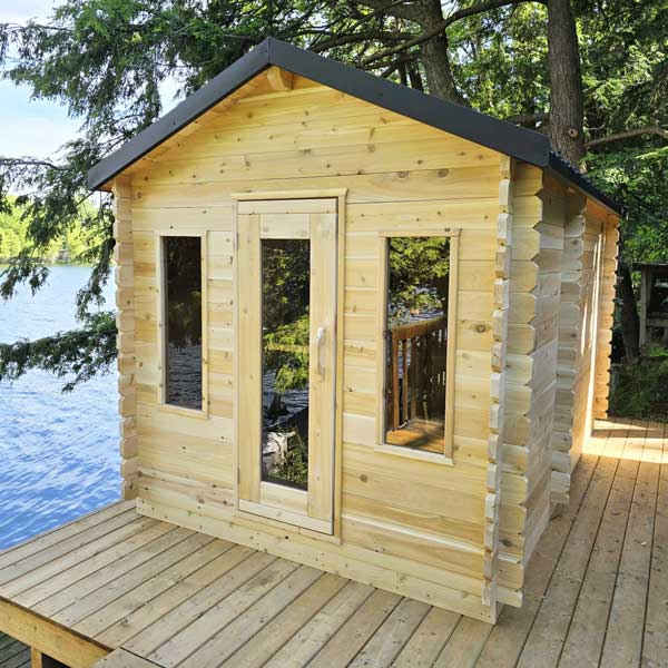 Canadian Timber Georgian Cabin Sauna with Changeroom (Electric) CTC88CE