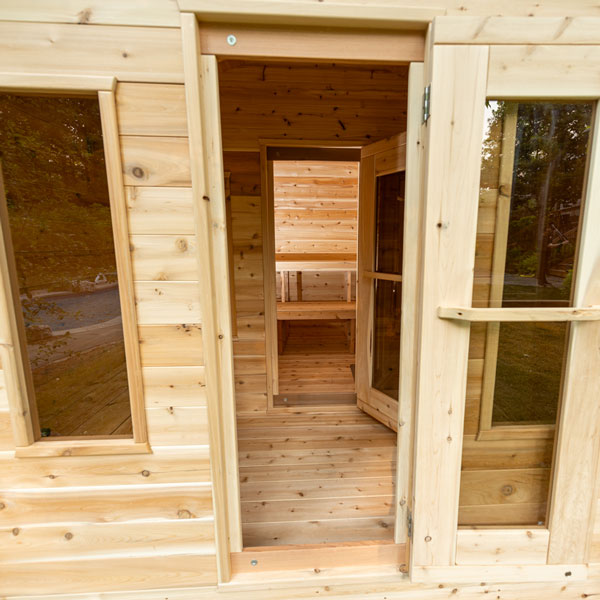 Canadian Timber Georgian Cabin Sauna with Changeroom (Electric) CTC88CE