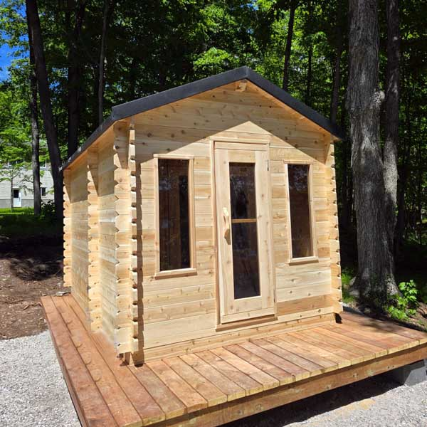Canadian Timber Georgian Cabin Sauna with Changeroom (Electric) CTC88CE
