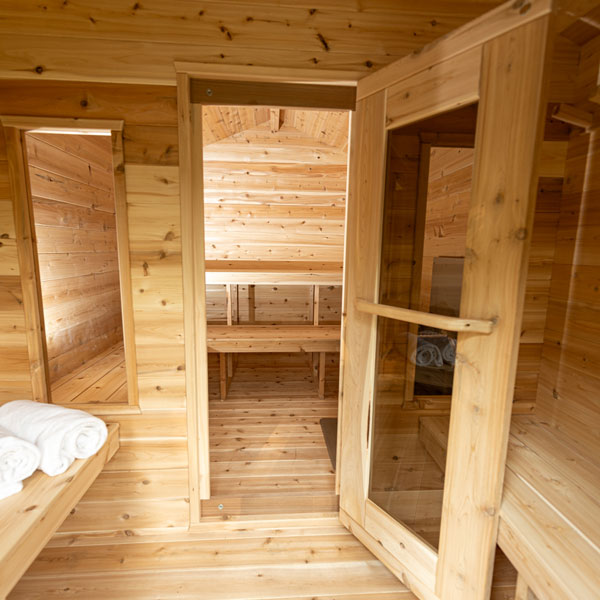 Canadian Timber Georgian Cabin Sauna with Changeroom (Electric) CTC88CE