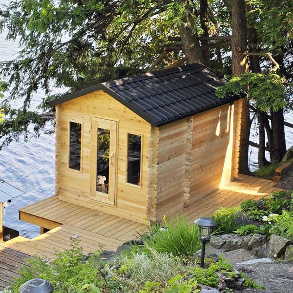 Canadian Timber Georgian Cabin Sauna with Changeroom (Electric) CTC88CE