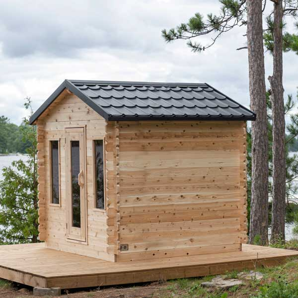 Canadian Timber Georgian Cabin Sauna (Electric) CTC88E