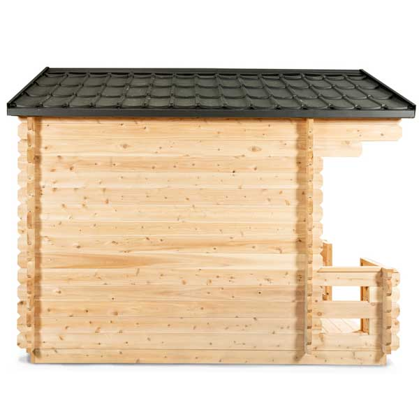 Canadian Timber Georgian Cabin Sauna with Porch (Woodburn) CTC88PW