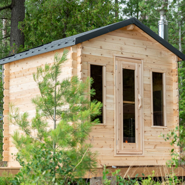 Canadian Timber Georgian Cabin Sauna (Woodburn) CTC88W