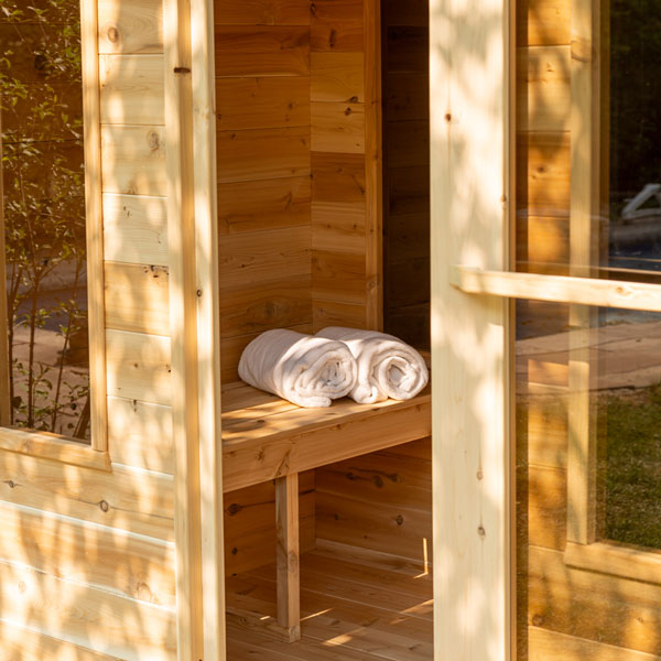Canadian Timber Georgian Cabin Sauna with Changeroom (Electric) CTC88CE